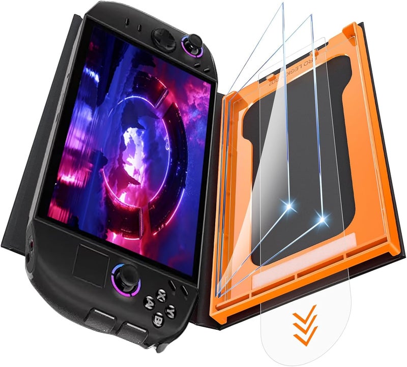 Omoton حماية شاشة مزدوجة لجهاز Lenovo Legion Go Gen 2، محمول 8.8 بوصة 2025 مع [أداة تركيب سهلة خالية من الغبار] تغطية كاملة، شفافة بدقة عالية، مقاومة للخدوش، مقاومة لبصمات الأصابع - Image 1